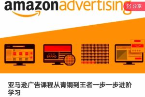 亚马逊广告课程，从青铜到王者一步一步进阶学习