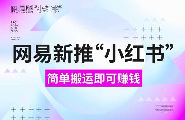 网易官方新推“小红书”,搬运即有收益,新手小白千万别错过(附详细教程)【揭秘】