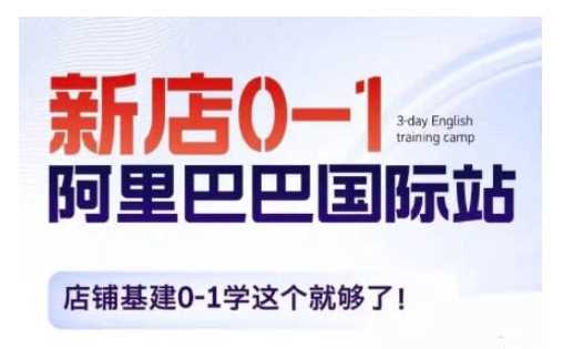 阿里巴巴国际站新店0-1,店铺基建0-1学这个就够了