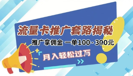 2025年外面卖1500的流量卡项目最新玩法，绿色无门槛对新手非常友好，日入3张+