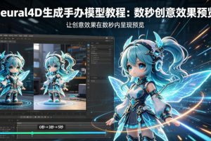 Neural4D生成手办模型教程，让创意效果在数秒内呈现预览