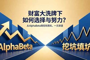 （18371期）付费文章：财富大洗牌下如何选择与努力？从AlphaBeta到挖坑填坑，一文讲透