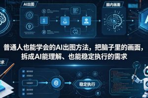 普通⼈也能学会的AI出图⽅法，把脑子里的画面，拆成AI能理解、也能稳定执行的需求【文档】