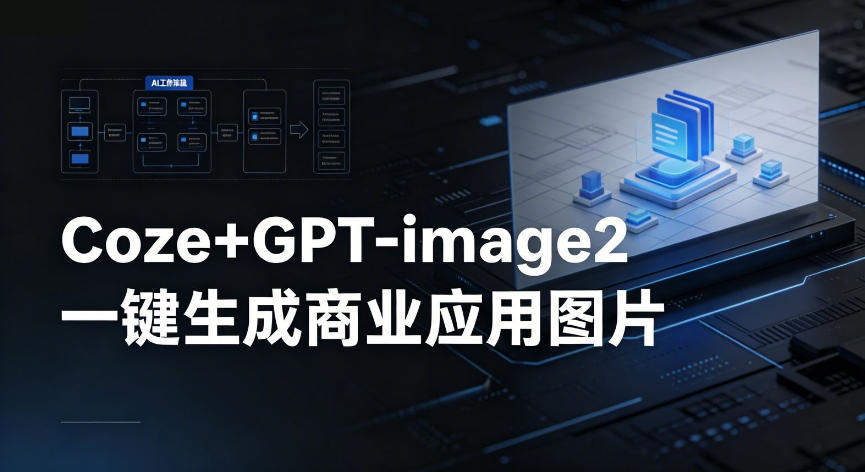 【Coze工作流搭建实操教程】coze+GPT-image2一键生成商业应用图片,全流程保姆级教学