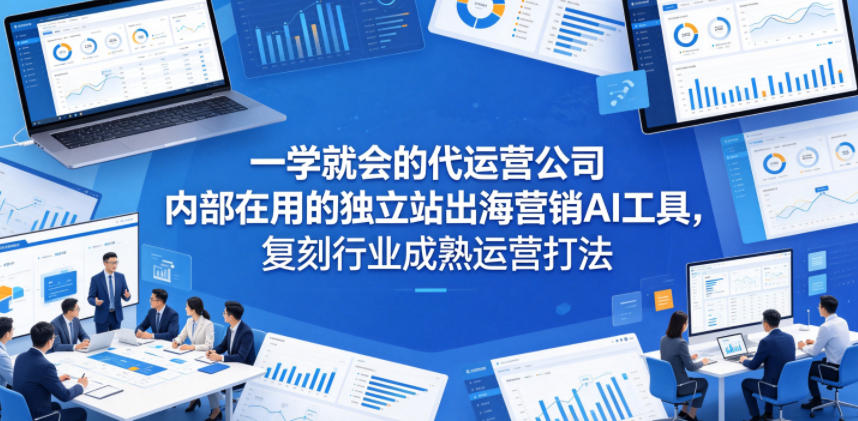 一学就会的代运营公司内部在用的独立站出海营销AI工具,复刻行业成熟运营打法
