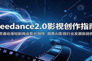 Seedance2.0影视创作指南：贯通动漫短剧商业影片创作，洞悉AI影视行业发展新趋势