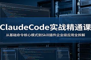 ClaudeCode实战精通课：从基础命令核心模式到Skill插件企业级应用全拆解