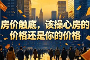 付费文章：房价触底，该操心房的价格还是你的价格