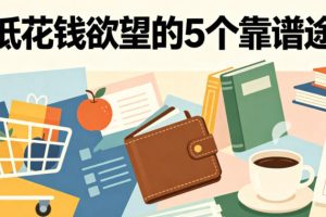 付费文章：降低花钱欲望的5个靠谱途径