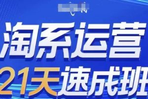 淘系运营21天速成班，0基础轻松搞定淘系运营，不做假把式，快速复制落地(更新26年5月)