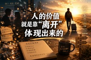 付费文章：人的价值就是靠“离开”体现出来的