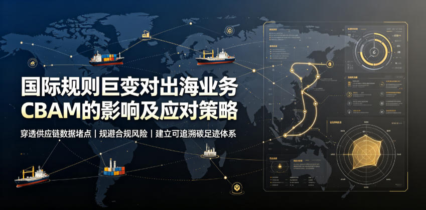 国际规则巨变对出海业务CBAM的影响及应对策略,帮助企业穿透供应链数据堵点,规避合规风险